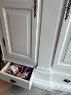 Witte Brocante Buffetkast met Lades en Planken, Huis en Inrichting, Kasten | Buffetkasten, Gebruikt, 100 tot 150 cm, Ophalen of Verzenden