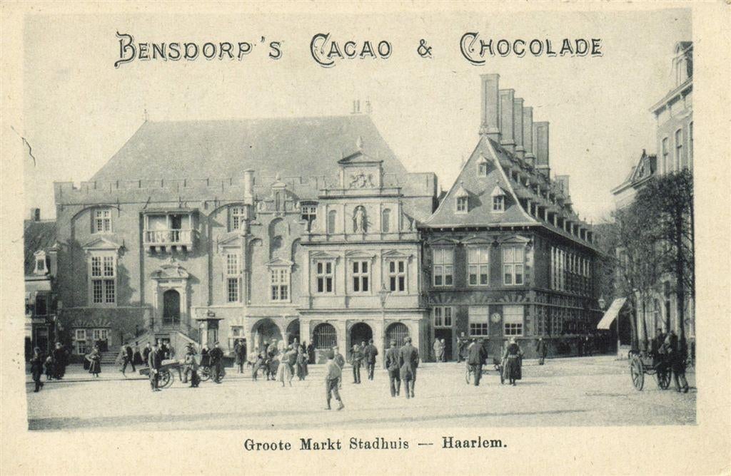 Groote Markt Stadhuis - Haarlem. - ongelopen, Ophalen of Verzenden, Voor 1920, Ongelopen, Noord-Holland