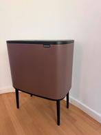Brabantia Bo Touch Bin 11+23L Satijn Taupe Afvalemmer, Huis en Inrichting, Woonaccessoires | Prullenbakken, 50 tot 75 cm, Ophalen of Verzenden