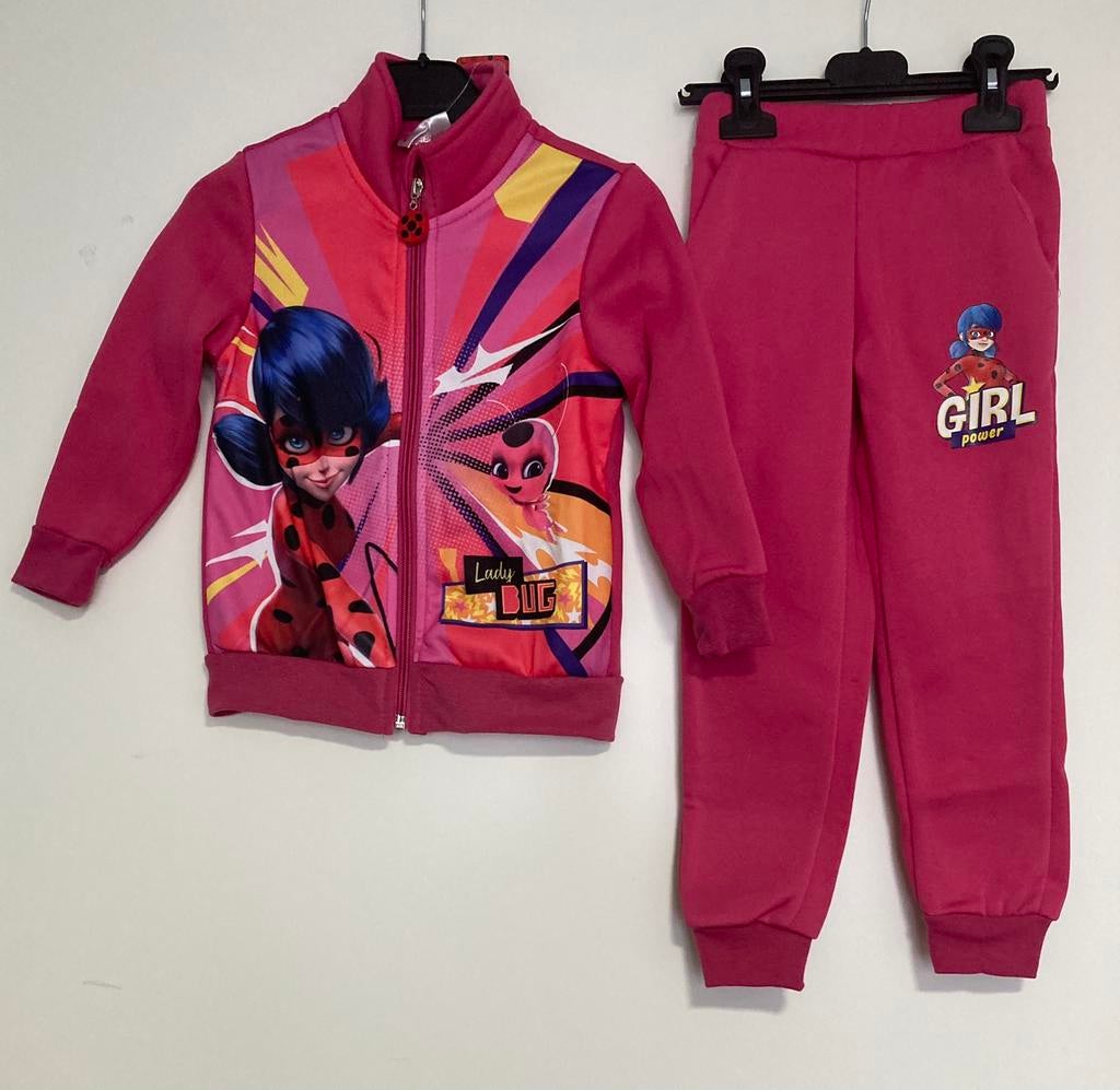 Nieuw joggingpak / setje miraculous / ladybug maat 110 roze, Ophalen of Verzenden, Nieuw, Meisje, Trui of Vest
