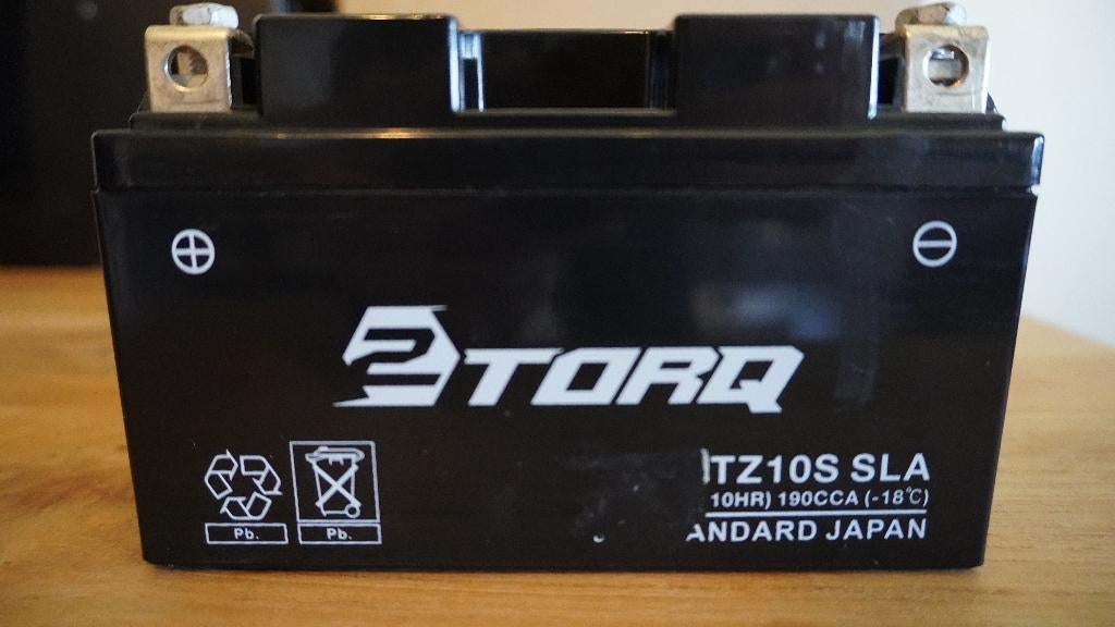 2Torq accu 2TZ10S SLA, Motoren, Ophalen, Gebruikt
