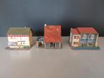 Lot van 10 FALLER oude Huisjes H0, Overige merken, Gebruikt, Gelijkstroom of Wisselstroom, Brug, Tunnel of Gebouw