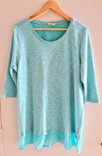 Turquoise truitje met 3/4 mouwen 48, Kleding | Dames, Grote Maten, Blauw, Miss Etam, Gedragen, Shirt of Top
