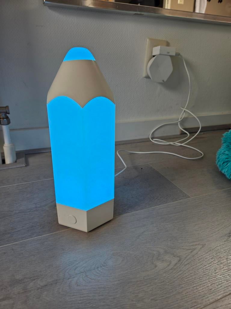 Ikea LED tafellamp potlood, Ophalen of Verzenden, Gebruikt, Kunststof, Minder dan 50 cm