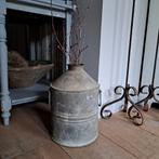 Oud brocante zinken olievat vat kan 2 handgreepjes *Etage3*, Gebruikt, ., Ophalen of Verzenden, .