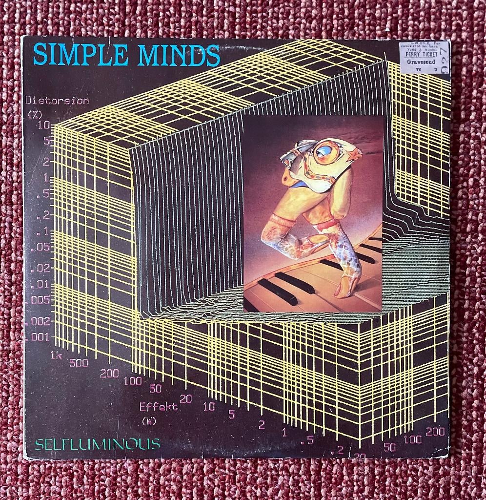 Simple Minds – Selfluminous, Gebruikt, 1980 - 1989, Ophalen of Verzenden, 12 inch