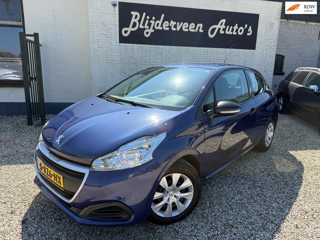 Peugeot 208 1.0 Access LEES TEKST Airco | Cruise Control | A, Voorwielaandrijving, Gebruikt, Blauw, Bedrijf