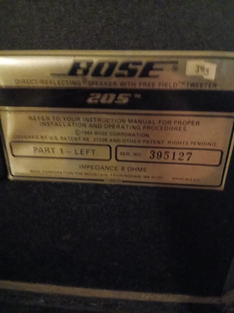 Bose 205 Direct/Reflecting Speakerset - 8 Ohm, Audio, Tv en Foto, Luidsprekers, Gebruikt, Verzenden, Bose, Minder dan 60 watt