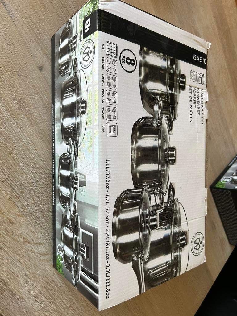 Pannenset Nieuw!!!!!!!!, Ophalen, Overige materialen, Nieuw, Pannenset