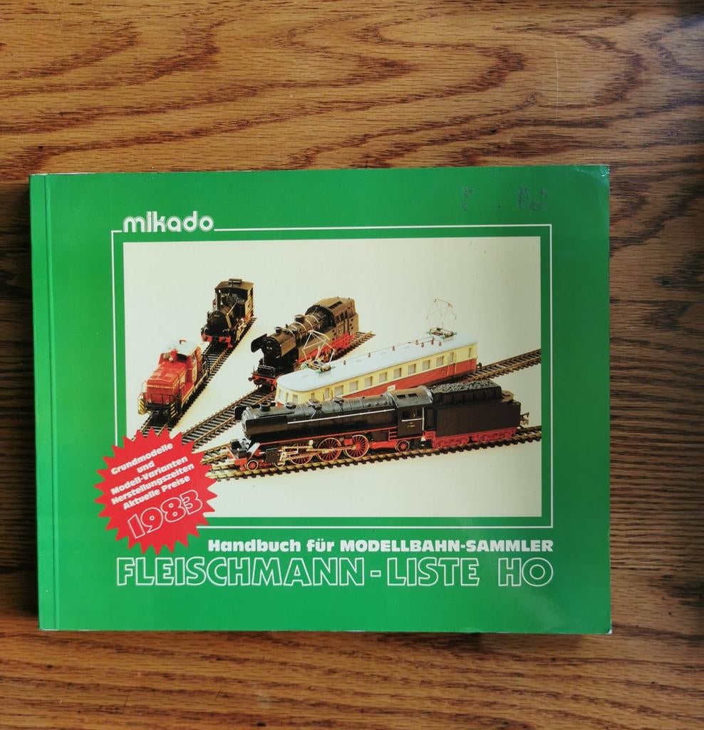 Mikado catalogus Fleischmann-Liste HO Handbuch 1983, Hobby en Vrije tijd, Analoog, Zo goed als nieuw, Fleischmann, Gelijkstroom of Wisselstroom
