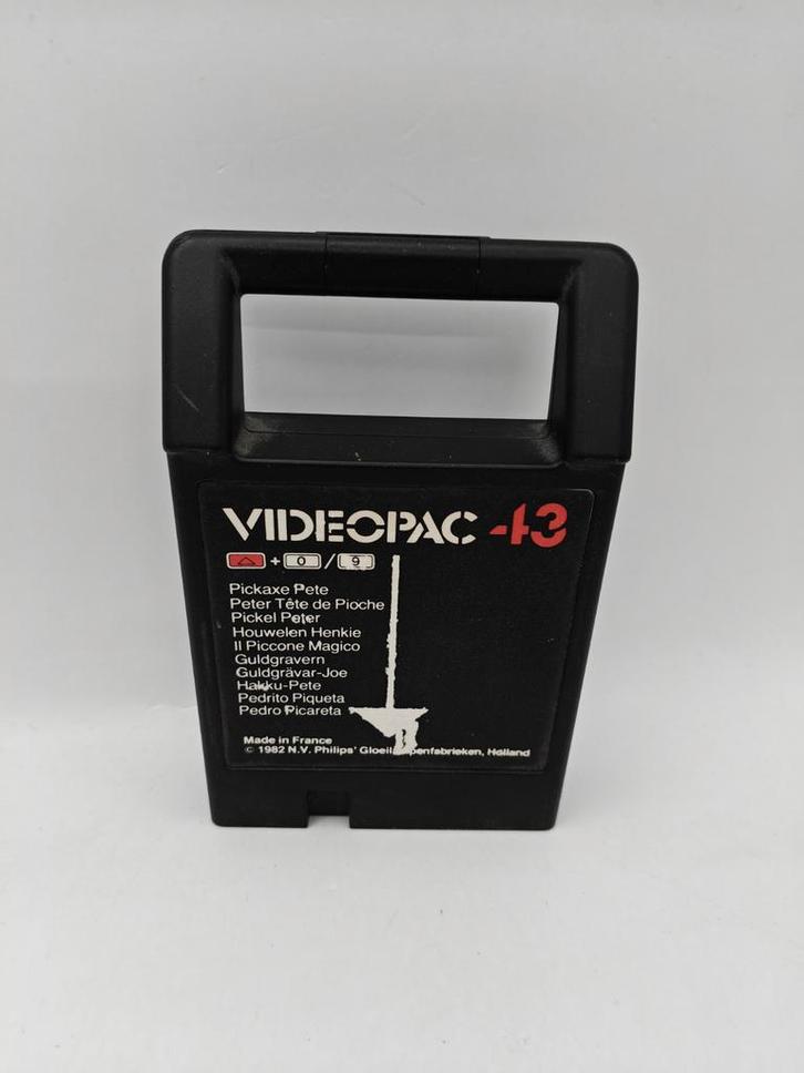 Videopac -43 Pickaxe Pete philips g7000, Spelcomputers en Games, Games | Overige, Zo goed als nieuw, Avontuur en Actie, 1 speler