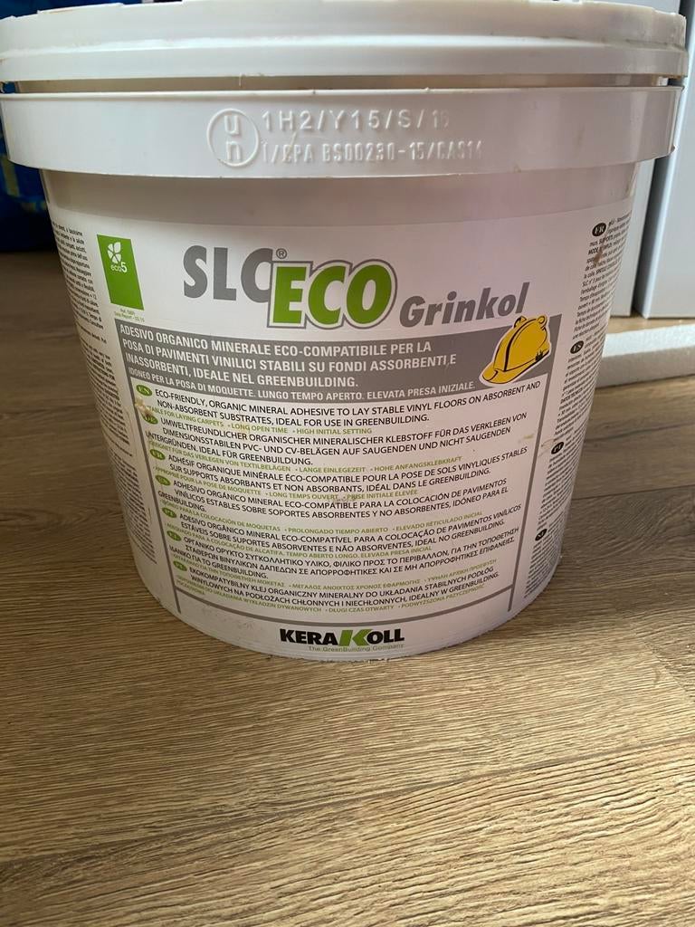 PVC vinyl lijm, Ophalen, Zo goed als nieuw, Wit