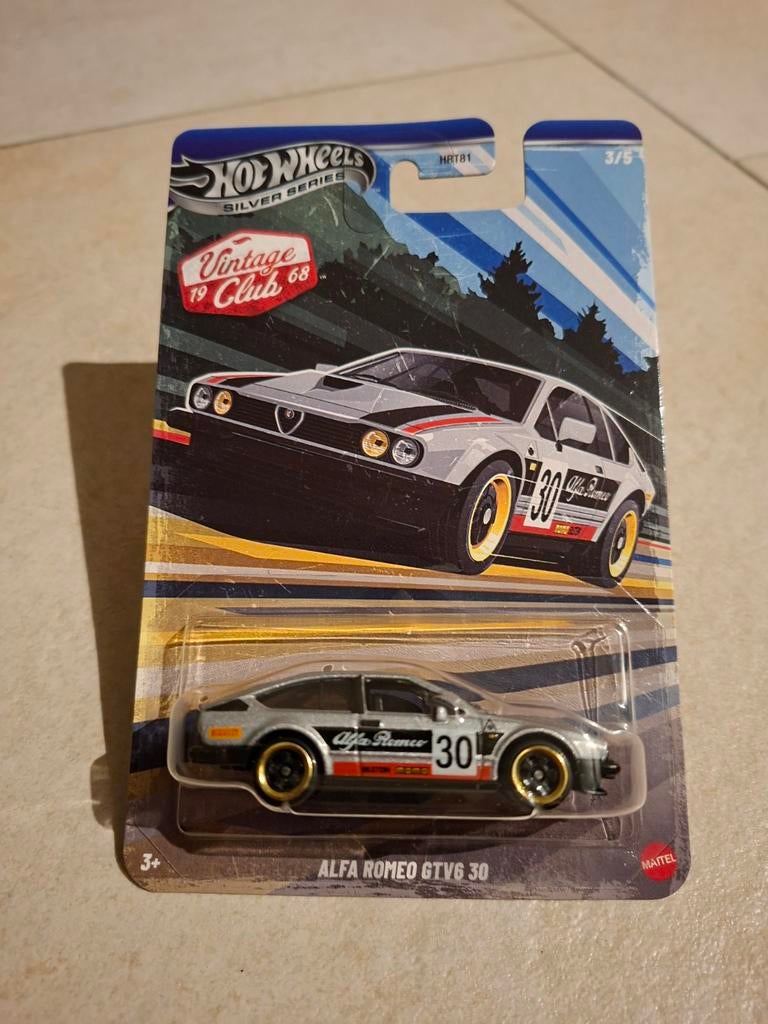 Hot Wheels Alfa Romeo GTV6 30 Silver Series, Ophalen of Verzenden, Nieuw, Auto