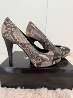 Nieuw Manfield high heels bruin beige panter 40, Kleding | Dames, Schoenen, Bruin, Verzenden, Nieuw, Schoenen met hoge hakken