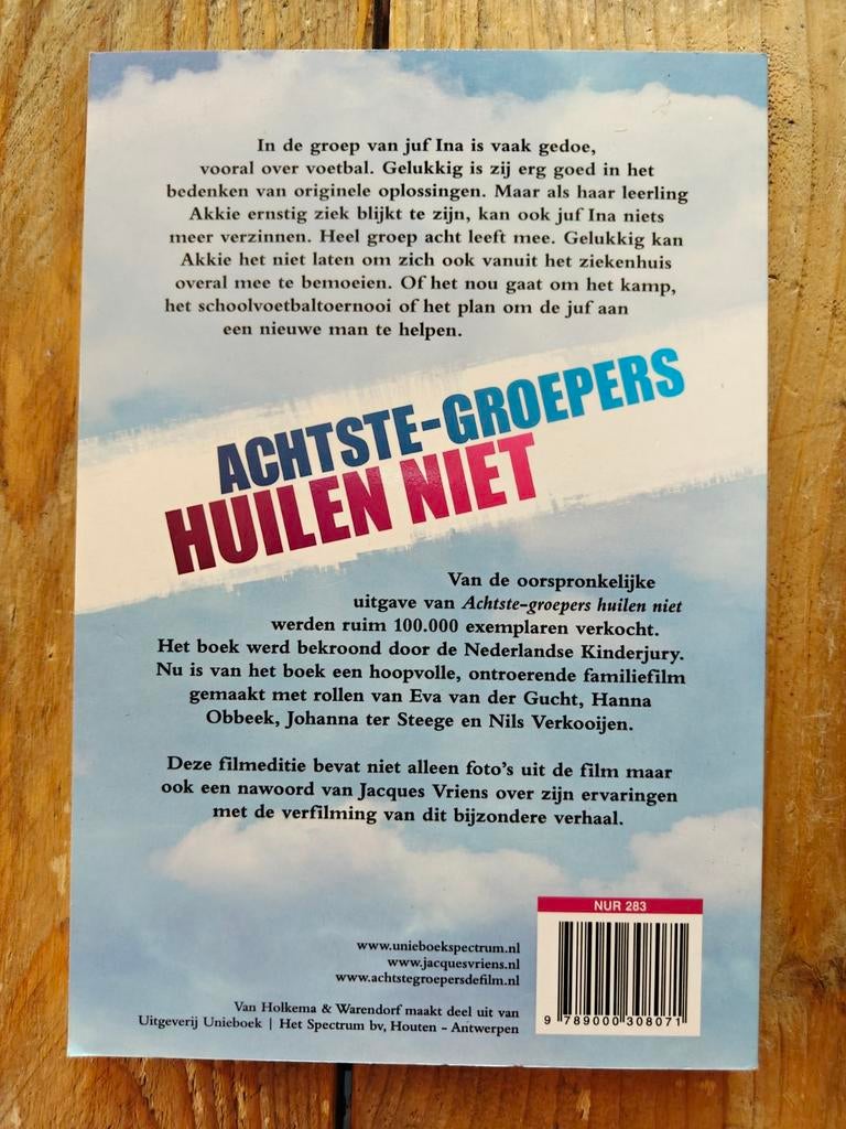 Achtste groepers huilen niet., Boeken, Kinderboeken | Jeugd | 10 tot 12 jaar, Ophalen of Verzenden, Zo goed als nieuw
