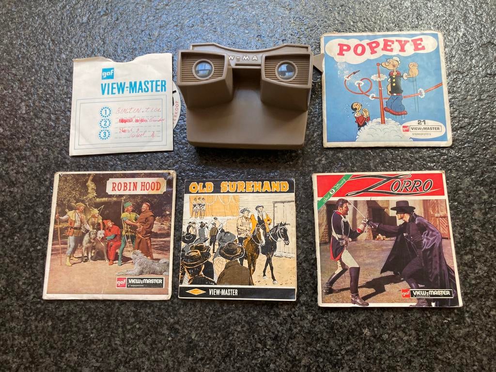 Viewmaster met 5 sets schijfjes, Ophalen of Verzenden, Overige typen