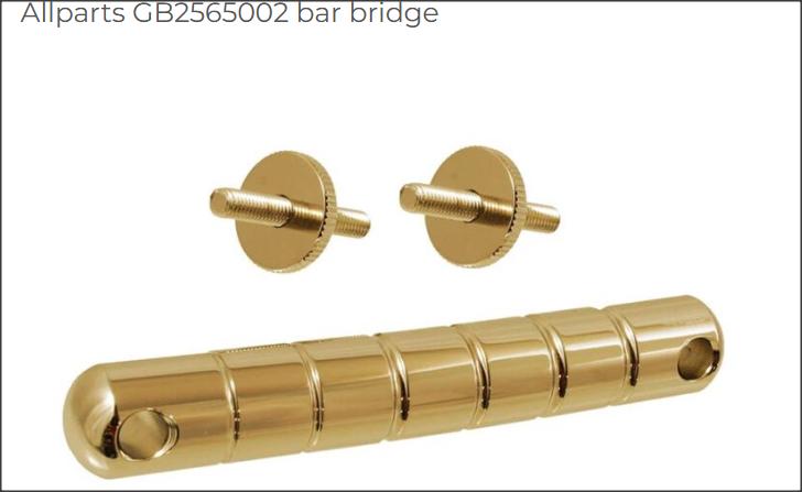 Gretsch  All Parts Rocking Bar bridge, Muziek en Instrumenten, Snaarinstrumenten | Gitaren | Elektrisch, Verzenden, Nieuw, Hollow body