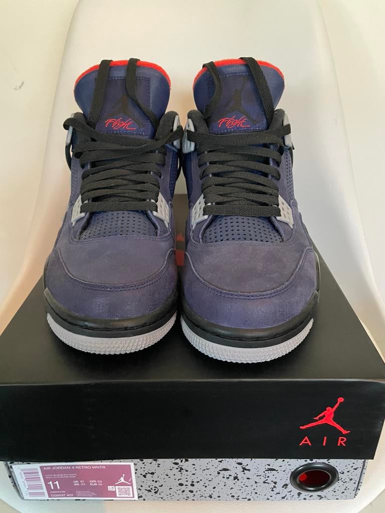 Jordan 4 Retro Winterized Loyal Blue, Kleding | Heren, Schoenen, Blauw, Nieuw, Ophalen of Verzenden, Sneakers of Gympen