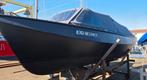 Stoere zwarte stalen boot, sloep, Beenakker vlet 7 meter, Watersport en Boten, Ophalen, 10 tot 30 pk, Gebruikt, Staal