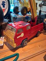 Vintage upcycled Tonka brandweer snorkel lamp, Ophalen of Verzenden, Metaal, Vintage upcycled, Minder dan 100 cm