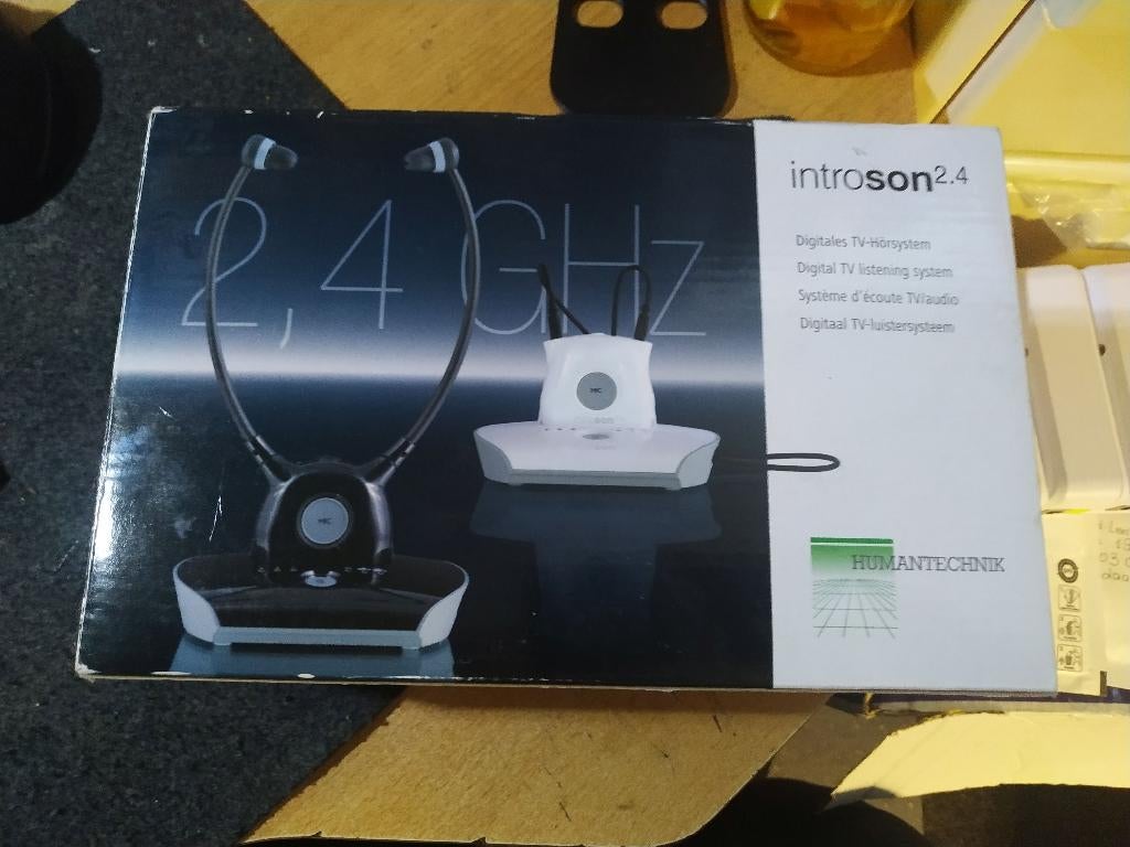 Introson koptelefoon 2,4 GHz TV luister-systeem, Ophalen of Verzenden, Nieuw, Overige merken, Draadloos