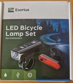 LED Fietslamp Set Oplaadbaar - Voor- en Achterlicht, Verlichtingsset, Nieuw, Ophalen of Verzenden, Oplaadbaar