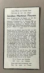 Bidprentje Jacobus Martinus Fleuren (1889-1955) De Mortel, Ophalen of Verzenden