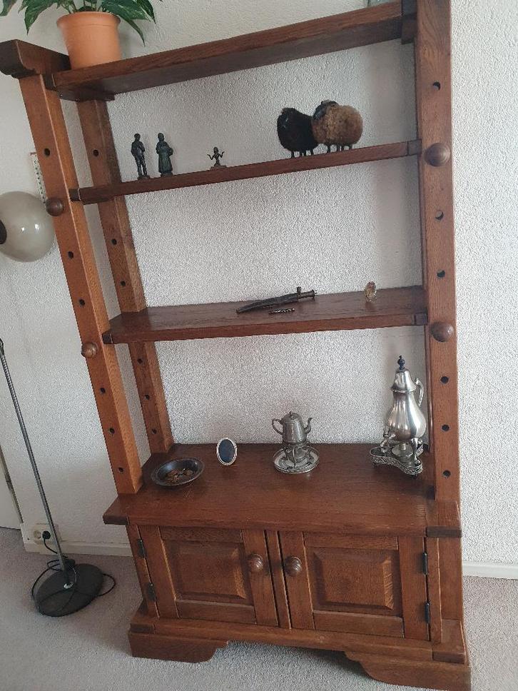 KAASKAST KAST EIKEN, Huis en Inrichting, Kasten | Wandmeubels, Zo goed als nieuw, 200 cm of meer, Minder dan 150 cm, 25 tot 50 cm