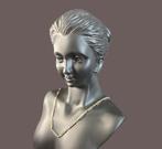 Gouden vintage tri-color schakel ketting/collier. 2026/128, Sieraden, Tassen en Uiterlijk, ., Ophalen of Verzenden, Zo goed als nieuw