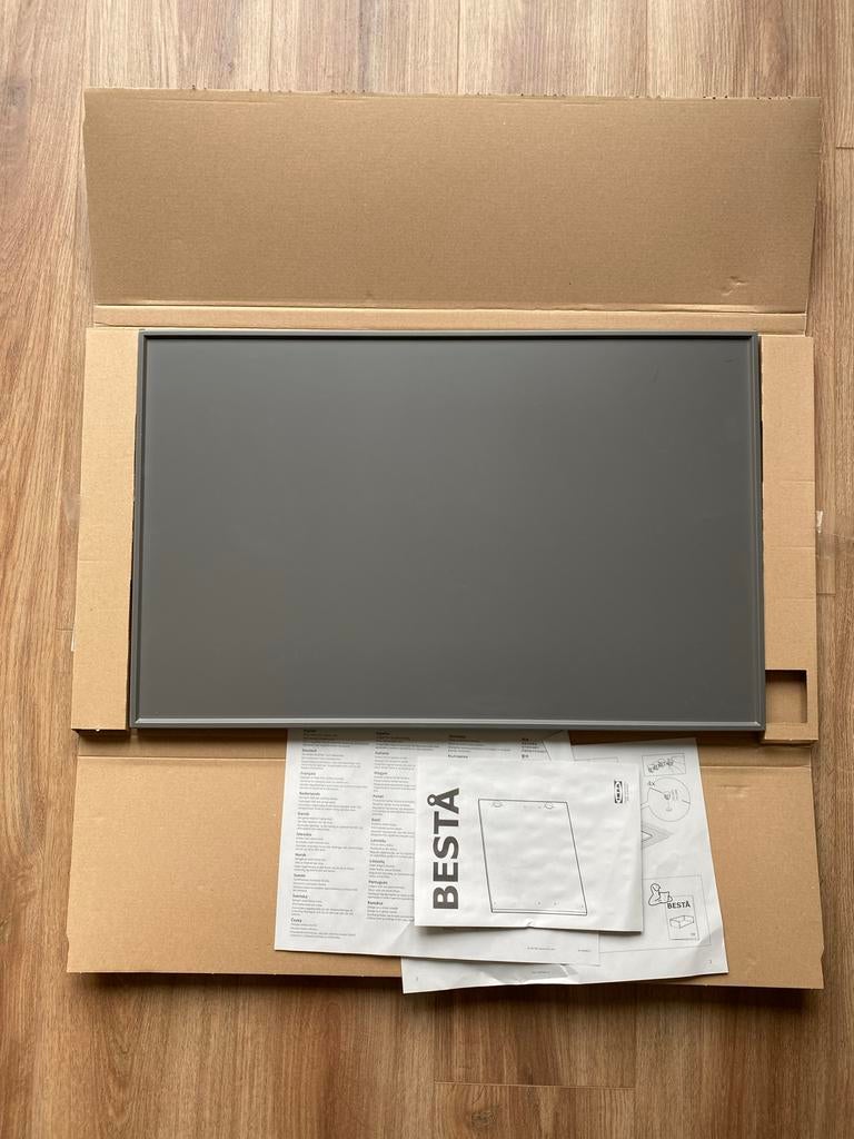 IKEA BESTÅ kastdeurtjes grijs 60x38 cm, Ophalen of Verzenden, Zo goed als nieuw