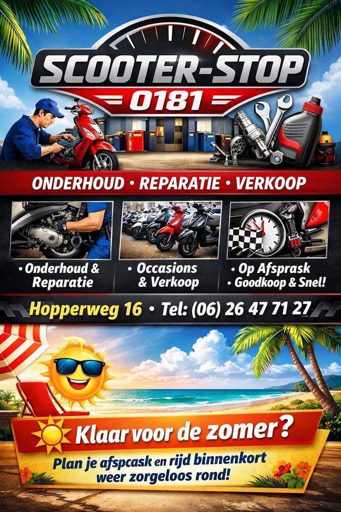 Scooter Reparatie, Onderhoud & Verkoop, Ophalen of Verzenden, Gebruikt, Overige typen, Overige merken