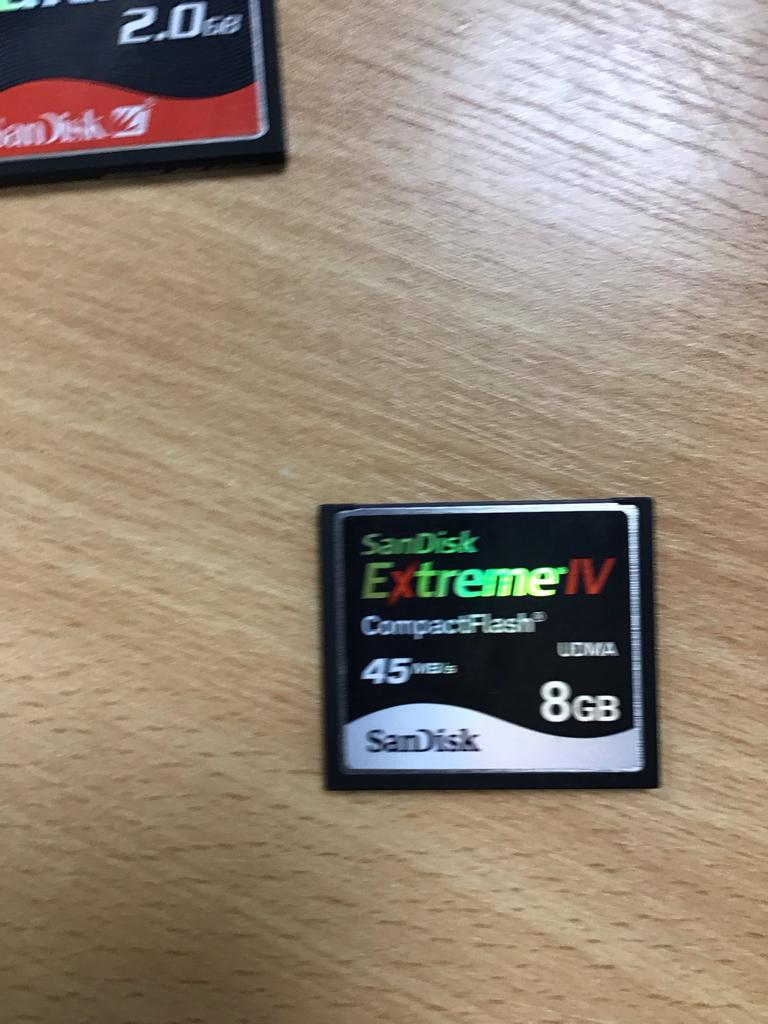 CompactFlash 8GB - SanDisk Extreme IV, Audio, Tv en Foto, Fotografie | Geheugenkaarten, Gebruikt, 8 GB, Ophalen of Verzenden, Fotocamera