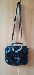 Zwarte bubbel schouder/handtas, Ophalen of Verzenden, Zo goed als nieuw, Zwart, Overige merken