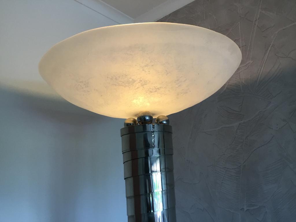Tom Kater design vloerlamp, Huis en Inrichting, Ophalen, Design, Zo goed als nieuw, Glas