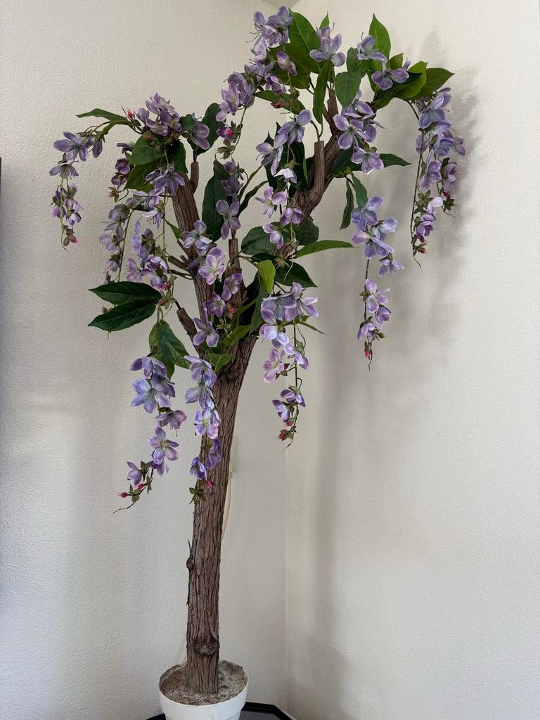 Nieuwe handgemaakte Wisteria (blauwregen) kunstplant, Ophalen, Nieuw, Binnen