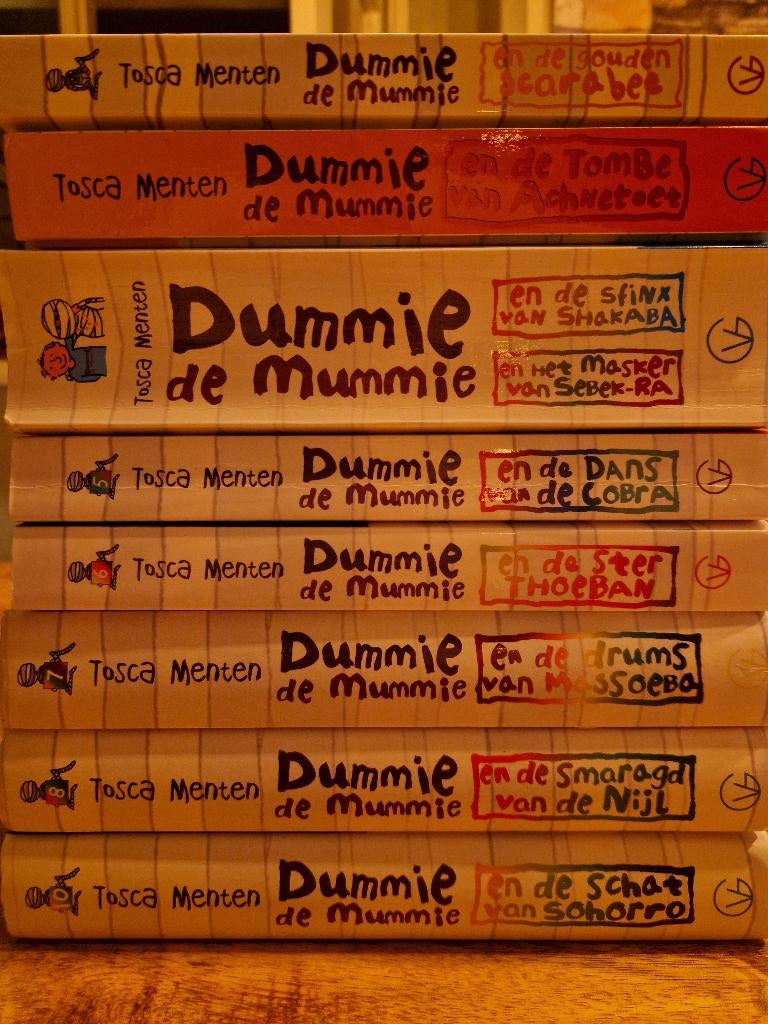 Dummie de mummie 9 boeken, Ophalen, Gelezen, Tosca Menten, Fictie