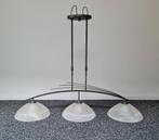 Decoratieve smeedijzeren hanglamp Masterlight Bolzano, Ophalen, Gebruikt, Glas, 75 cm of meer