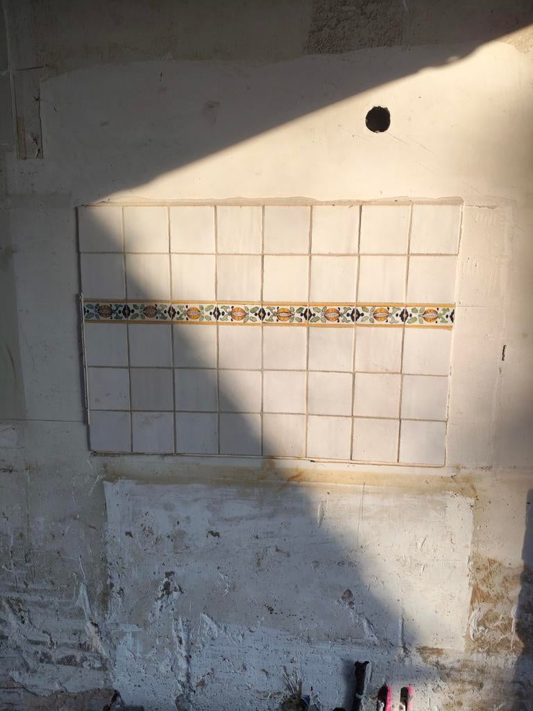 Handgemaakte originele tegeltjes 10x10 cm, Doe-het-zelf en Verbouw, Tegels, Minder dan 20 cm, Minder dan 5 m², Wandtegels, Keramiek