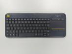 Logitech K400+ Draadloos Toetsenbord met Touchpad, Computers en Software, Toetsenborden, Gebruikt, Toetsenbord en muis-set, Ophalen of Verzenden