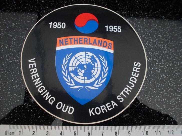 sticker vereniging oud korea strijders netherlands embleem, Verzamelen, Stickers, Zo goed als nieuw, Bedrijf of Vereniging, Verzenden
