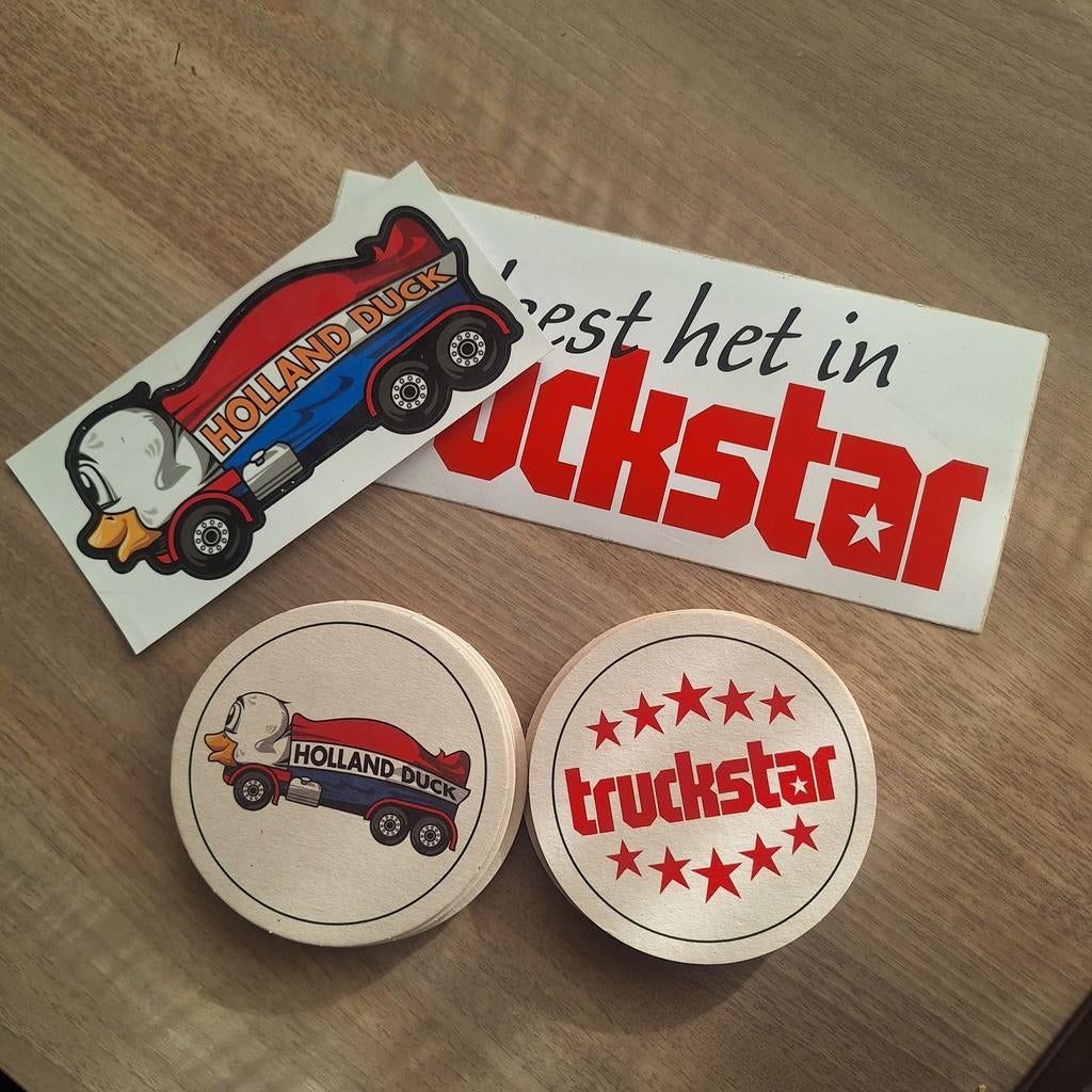 Holland Duck viltjes en een sticker., Ophalen of Verzenden, Zo goed als nieuw