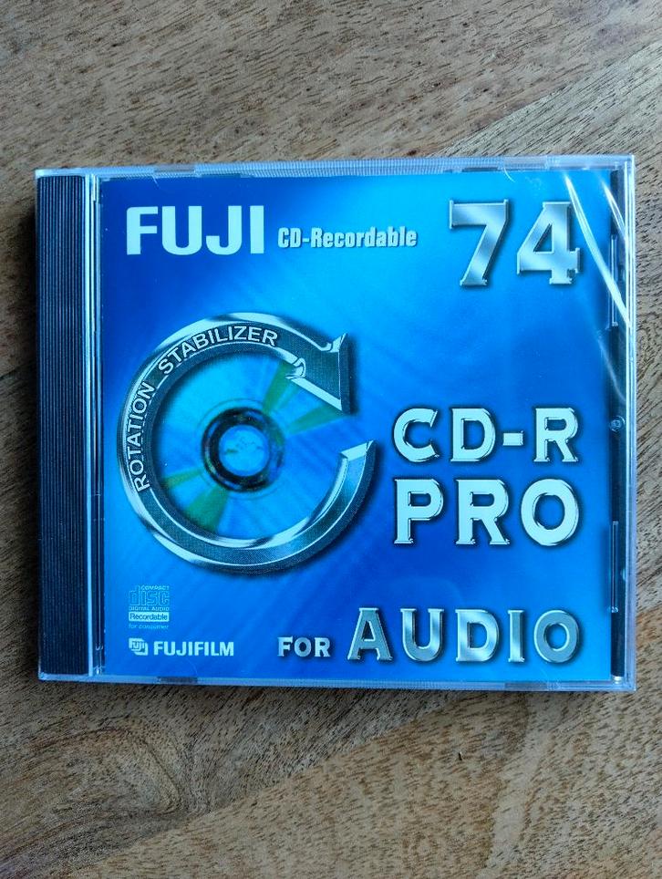 FUJI CD-R 74 CD-R PRO * Geschikt Voor Audio CD Recorders *, Computers en Software, Beschrijfbare discs, Nieuw, Cd, Ophalen of Verzenden