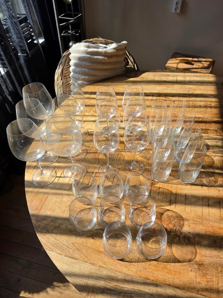 28 delig glasservice van het merk Spiegelau, Verzamelen, Glas en Borrelglaasjes, Ophalen of Verzenden, Zo goed als nieuw, Overige typen