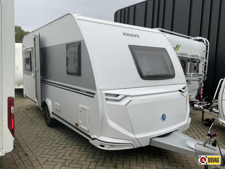 Knaus Sport 450 FU 2e paasdag open, Caravans en Kamperen, Caravans, Bedrijf, tot en met 4, 1000 - 1250 kg, Standaardzit, Knaus