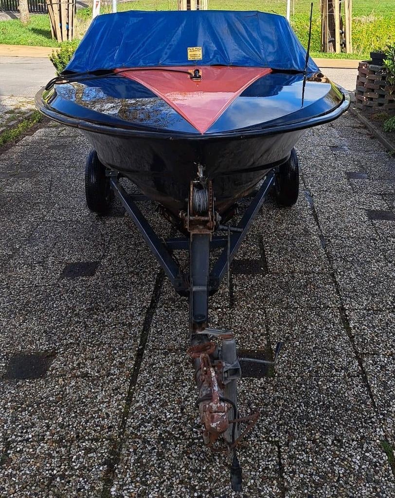 Leuke Speedboot met trailer 🌞, Watersport en Boten, Speedboten, Ophalen, Geen motor, Gebruikt, Minder dan 70 pk