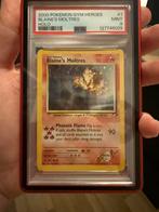 Blaine’s Moltres Gym Heroes PSA 9, Ophalen of Verzenden, Zo goed als nieuw