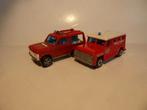MAJORETTE FIRE & MATCHBOX ARMORED TRUCK, Ophalen of Verzenden, Zo goed als nieuw, Auto