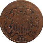 Verenigde Staten 2 cents 1864 (type 1), Ophalen of Verzenden, Noord-Amerika, Losse munt