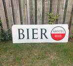 Jaren 50tig Amstel Bier reclame bord Langcat Bussum, Ophalen