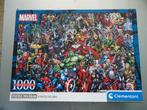 Clementoni - Puzzel - 1000 Stukjes - Marvel Universe, Ophalen of Verzenden, 500 t/m 1500 stukjes, Zo goed als nieuw, Legpuzzel